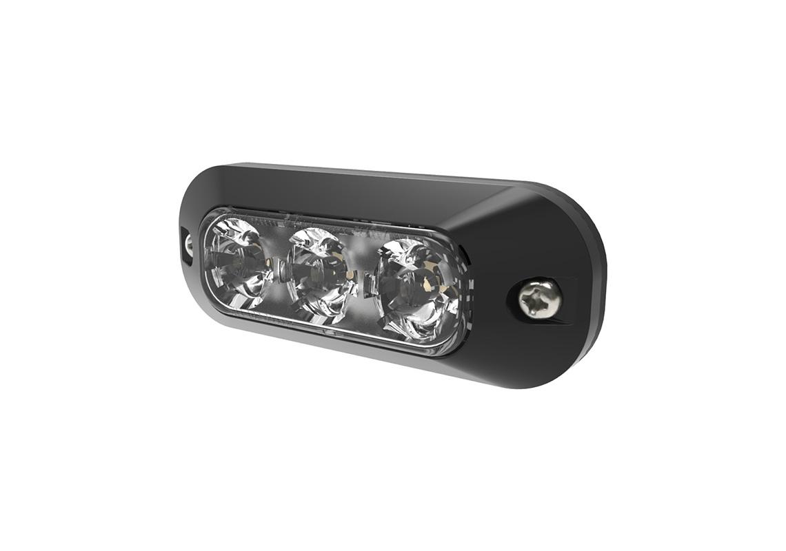 LUCE FLASH ARANCIONE 3 LED 12/24 V